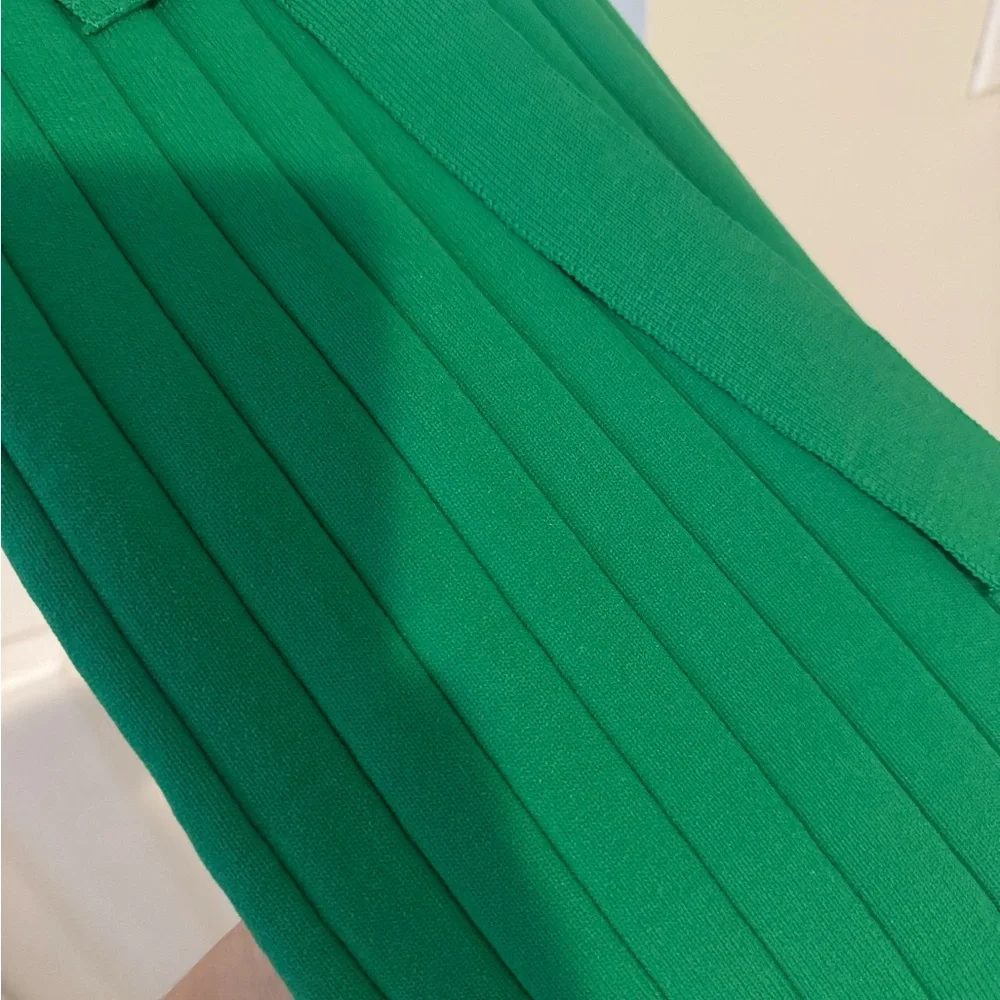 Lulu's Vibrant Green One-Shoulder Dress - Picture 3 of 4
